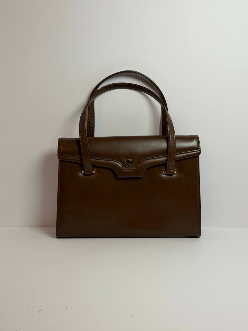 Givenchy Vintage Brown Leather HandBag Satchel